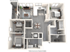 Vive Luxe Apartments C1 Floor Plan